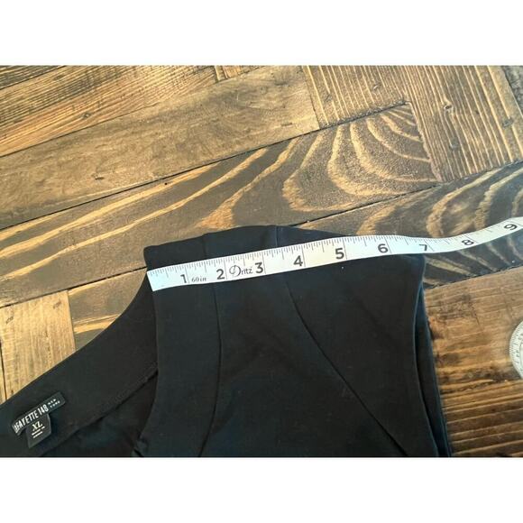 Lafayette 148 New York Black Basic Daily Y2K Shirt Women XL Minimalist Capsule - Picture 6 of 7